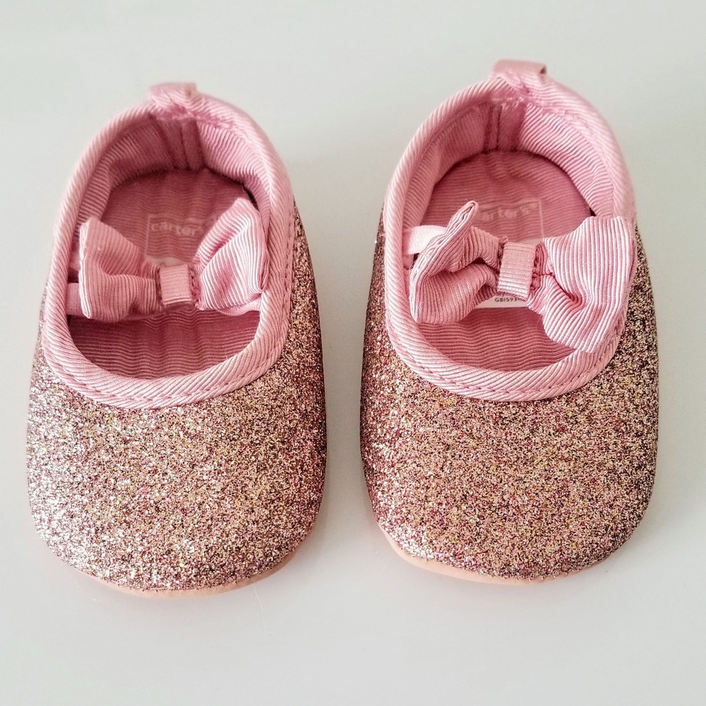 Carters Pink Glitter Girl Shoes